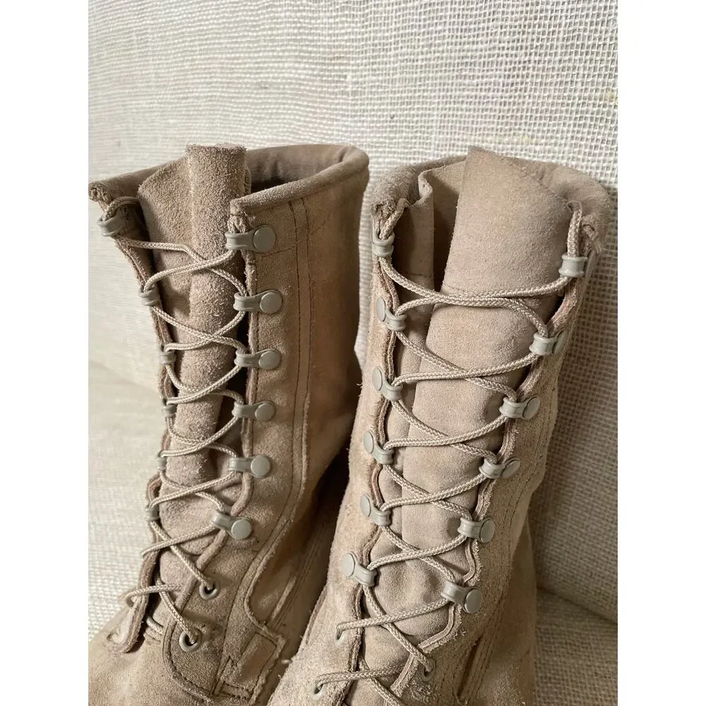 Military Field Desert Combat Boots, Vibram Sole, Cold‎ Weather inserts, Men's 12